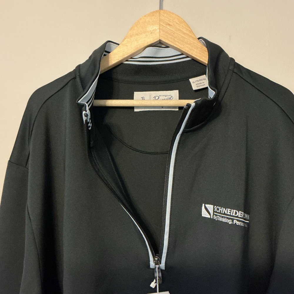 Original Penguin Black Quarter-Zip Pullover - Picture 3 of 8